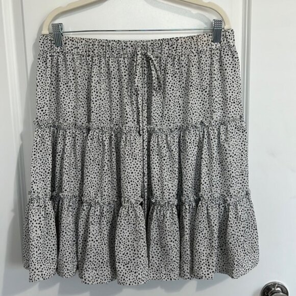 Women's Plus Size Elastic Waist Skirt - Picture 1 of 4